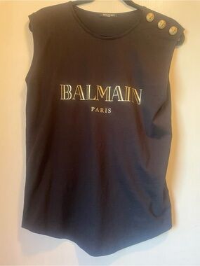 BALMAIN PARIS sleeveless top Size M